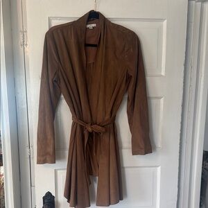 Brown Suede Women's Jacket